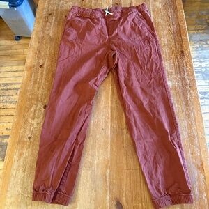 Cat & Jack Boys’ Jogger Pants – Husky Size XL (16) – Brick Red